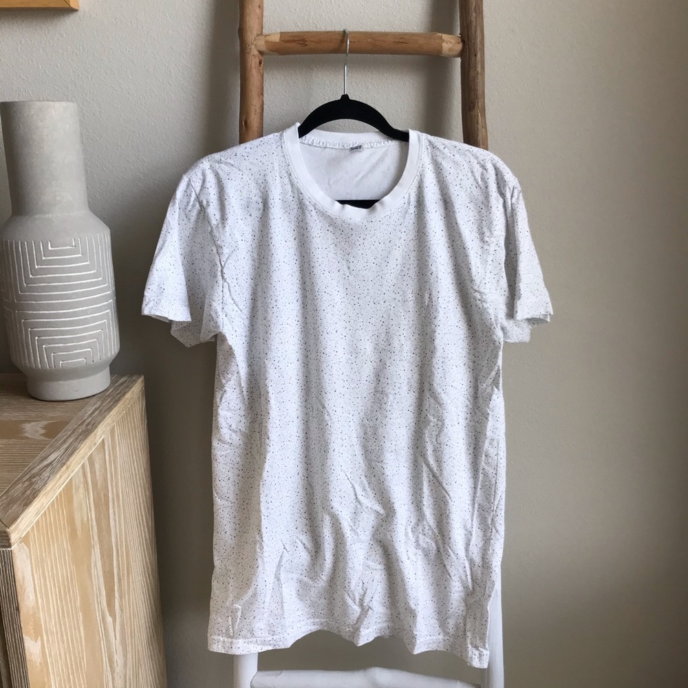 American Apparel Xtall Crewneck Tee White Black